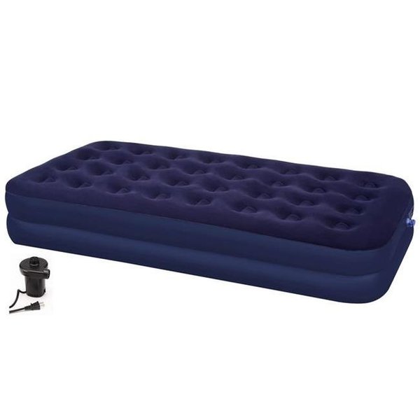 Achim Importing Achim Importing AB75DTAC04 Second Avenue Collection Twin Air Mattress with Electric Air Pump AB75DTAC04